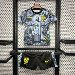 BRAZIL EDICIÓN ESPECIAL GRAY 24/25 CONJUNTO INFANTIL