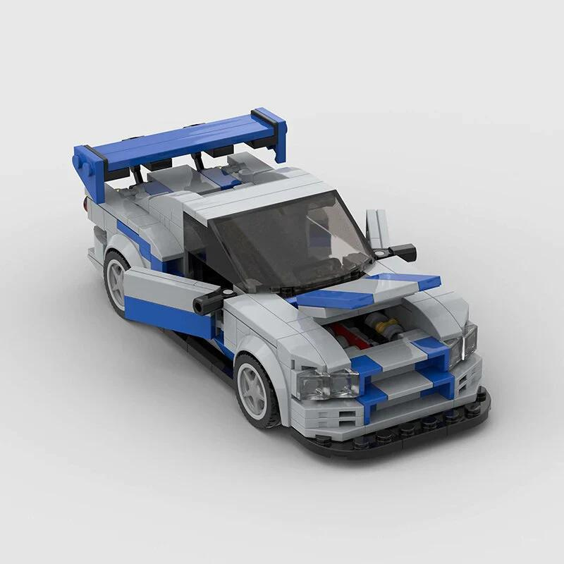 Nissan Skyline R34 (plein gaz) | 332 pièces